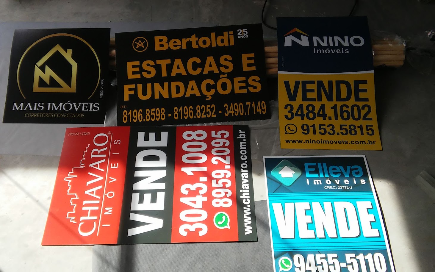 PLACA DE METAL